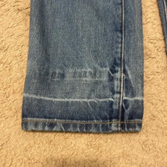 FRAME DENIM LE MAC JEAN LIGHT WASH HIGH RISE STRAIGHT LEG BUTTON FLY JEANS 25NWT - Picture 10 of 16